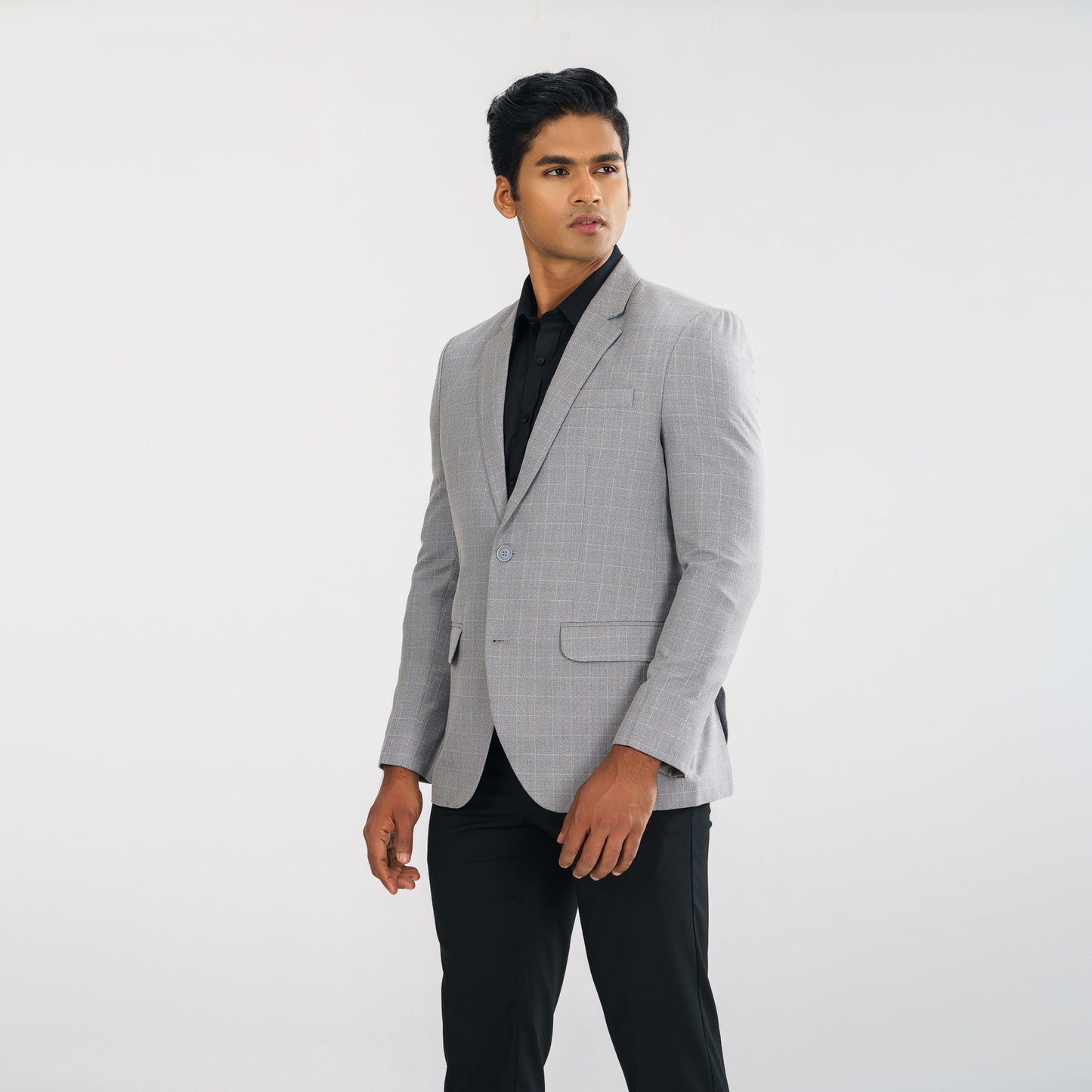 Mens Light Ash Slim Fit Blazer