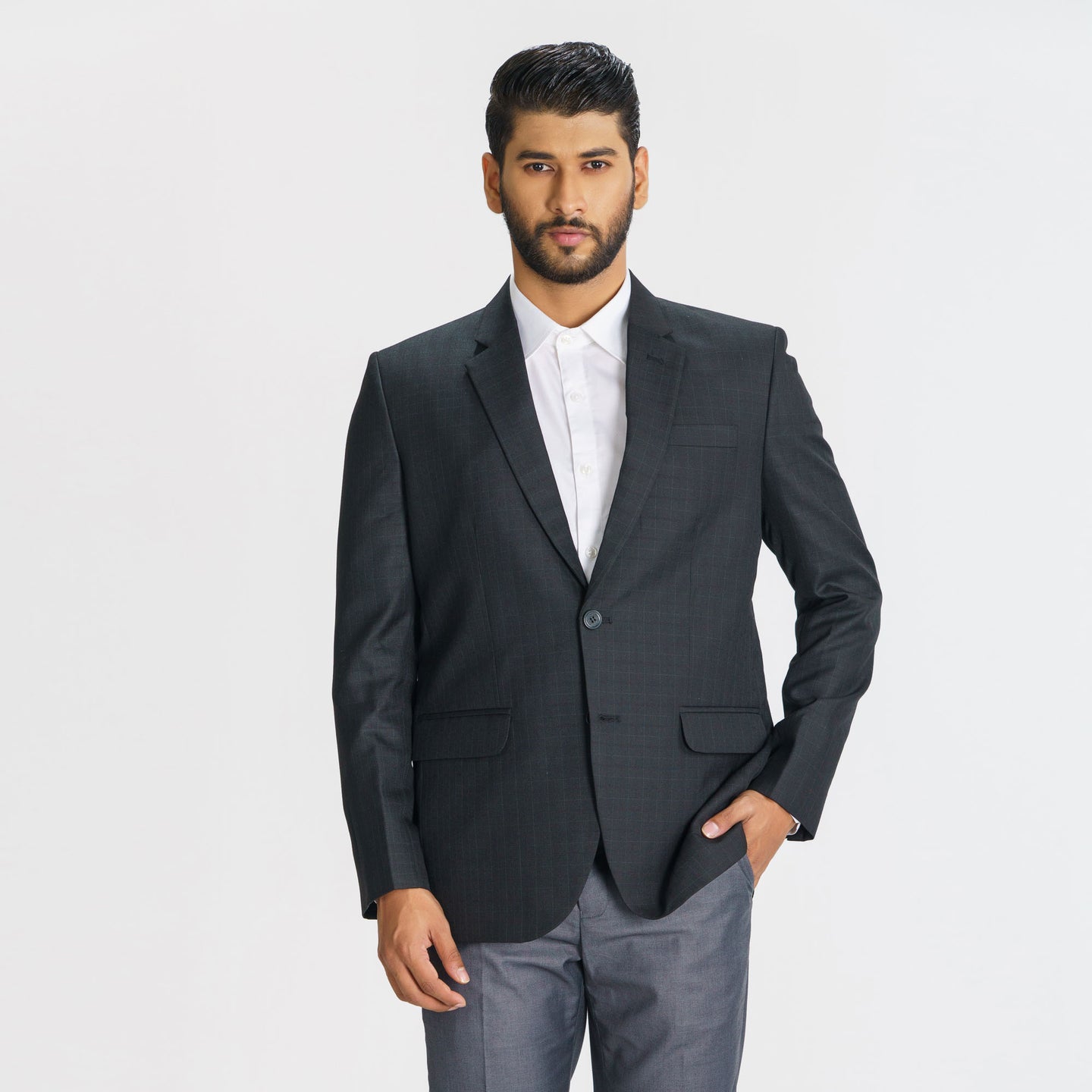 Men's Black Casual Blazer