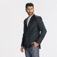 Load image into Gallery viewer, Men&#39;s Black Casual Blazer
