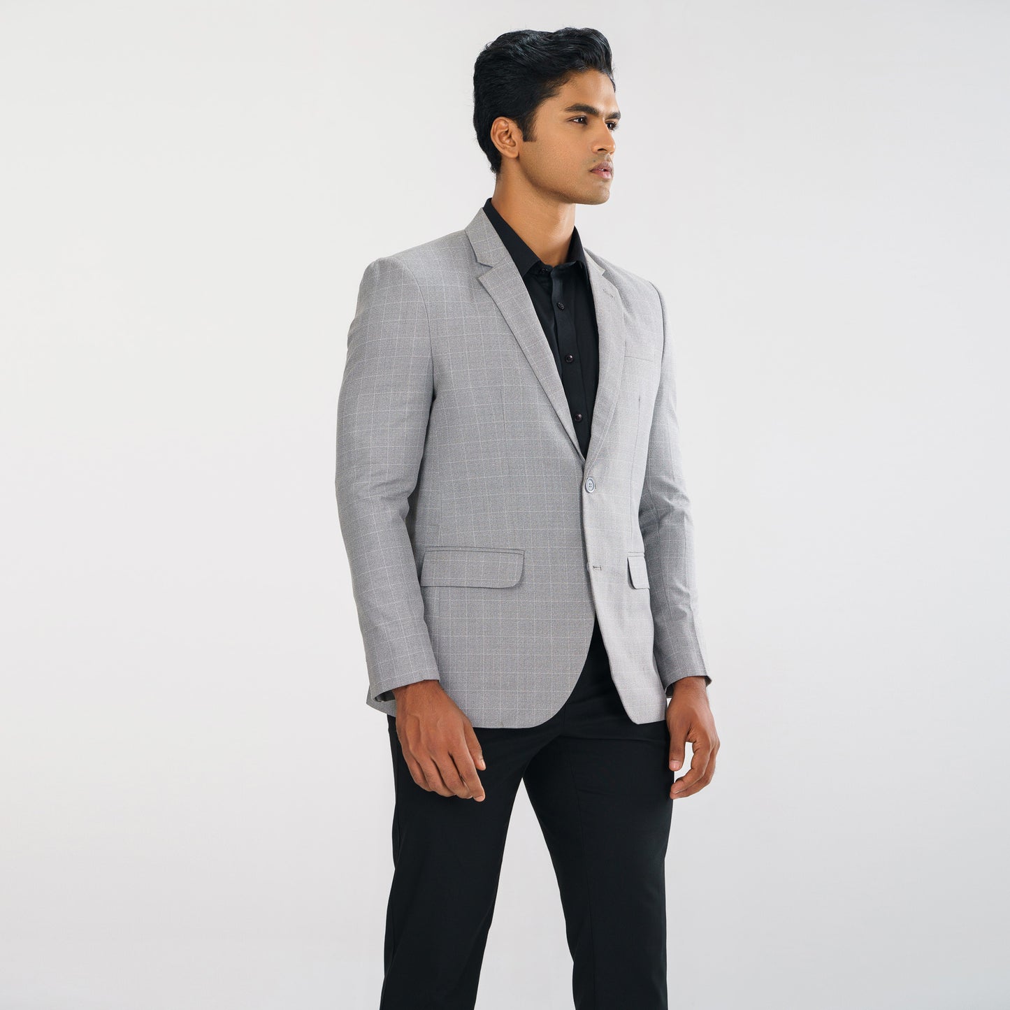 Mens Light Ash Slim Fit Blazer