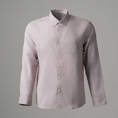 Mens Maroon Formal Shirt