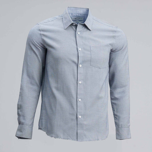 Mens Blue Formal Shirt