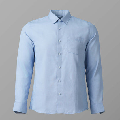Mens Blue Formal Shirt