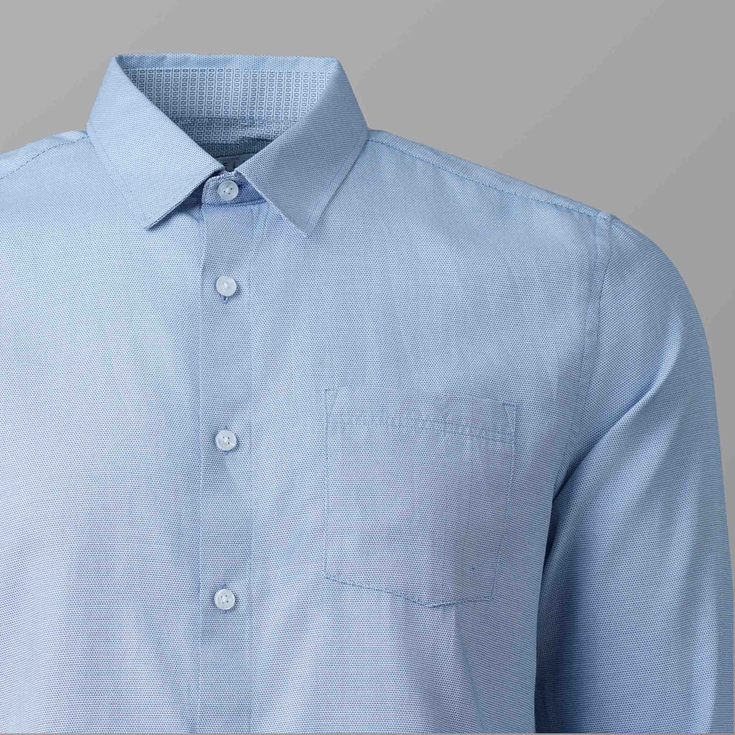 Mens Blue Formal Shirt