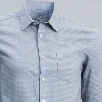 Mens Blue Formal Shirt