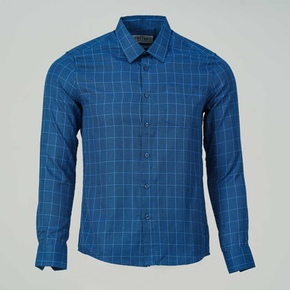 Men's Blue Formal Shirt