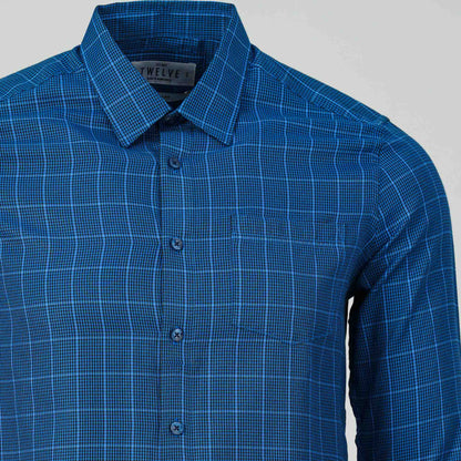 Men's Blue Formal Shirt