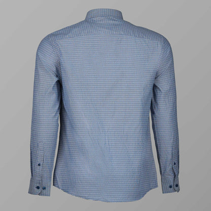 Mens Deep Blue Stripe Shirt