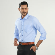 Load image into Gallery viewer, MENS FORMAL SHIRT-SKY BLUE STRIPE
