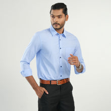 Load image into Gallery viewer, MENS FORMAL SHIRT-SKY BLUE STRIPE
