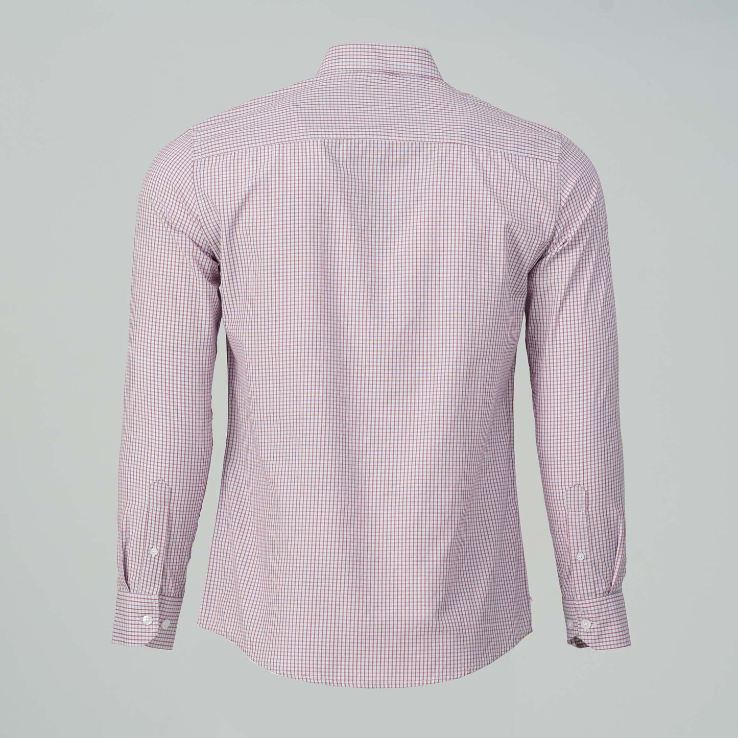 Mens Red Check Formal Shirt