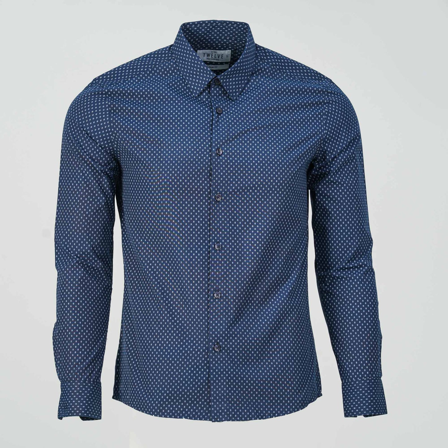 Mens Formal Navy Shirt