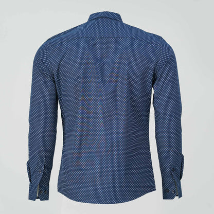 Mens Formal Navy Shirt