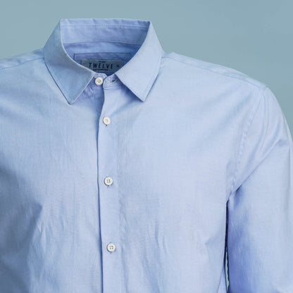 Mens Formal Blue Shirt