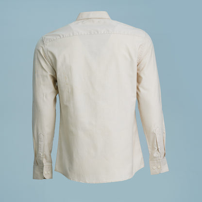 Mens Formal Cream Shirt
