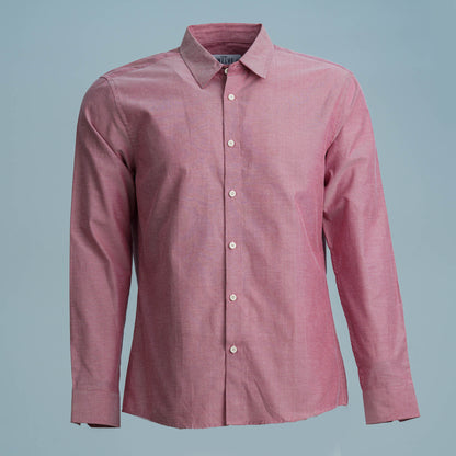 Men's Formal Red Shirt