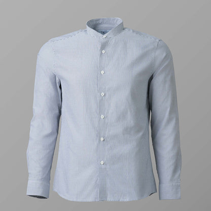 Mens Black Strip Shirt