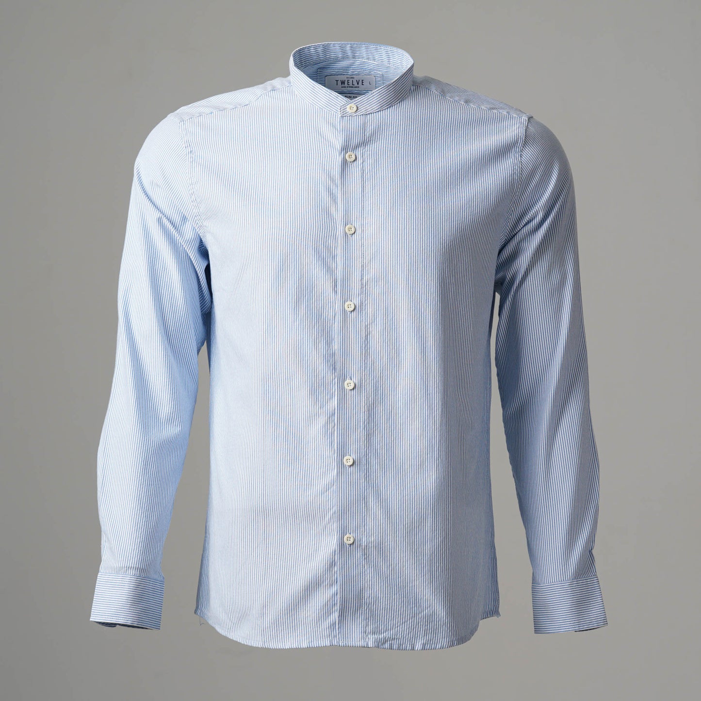 Mens Blue Stripe Shirt
