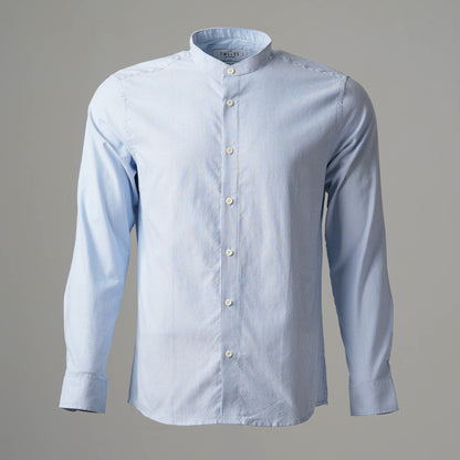 Mens Blue Stripe Shirt