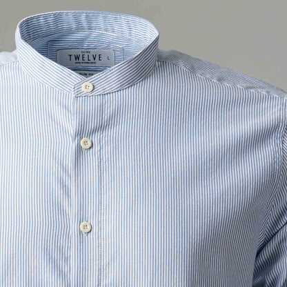 Mens Blue Stripe Shirt