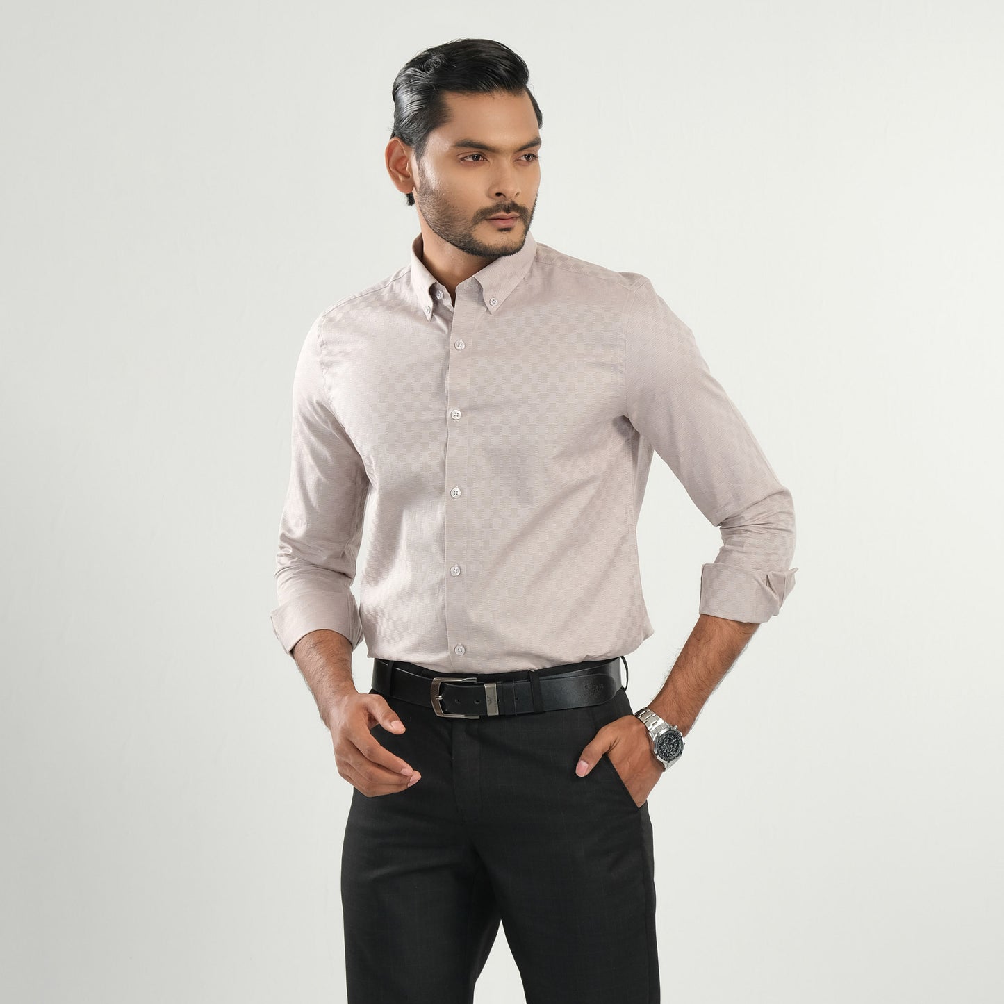 Mens Ash Formal Shirt