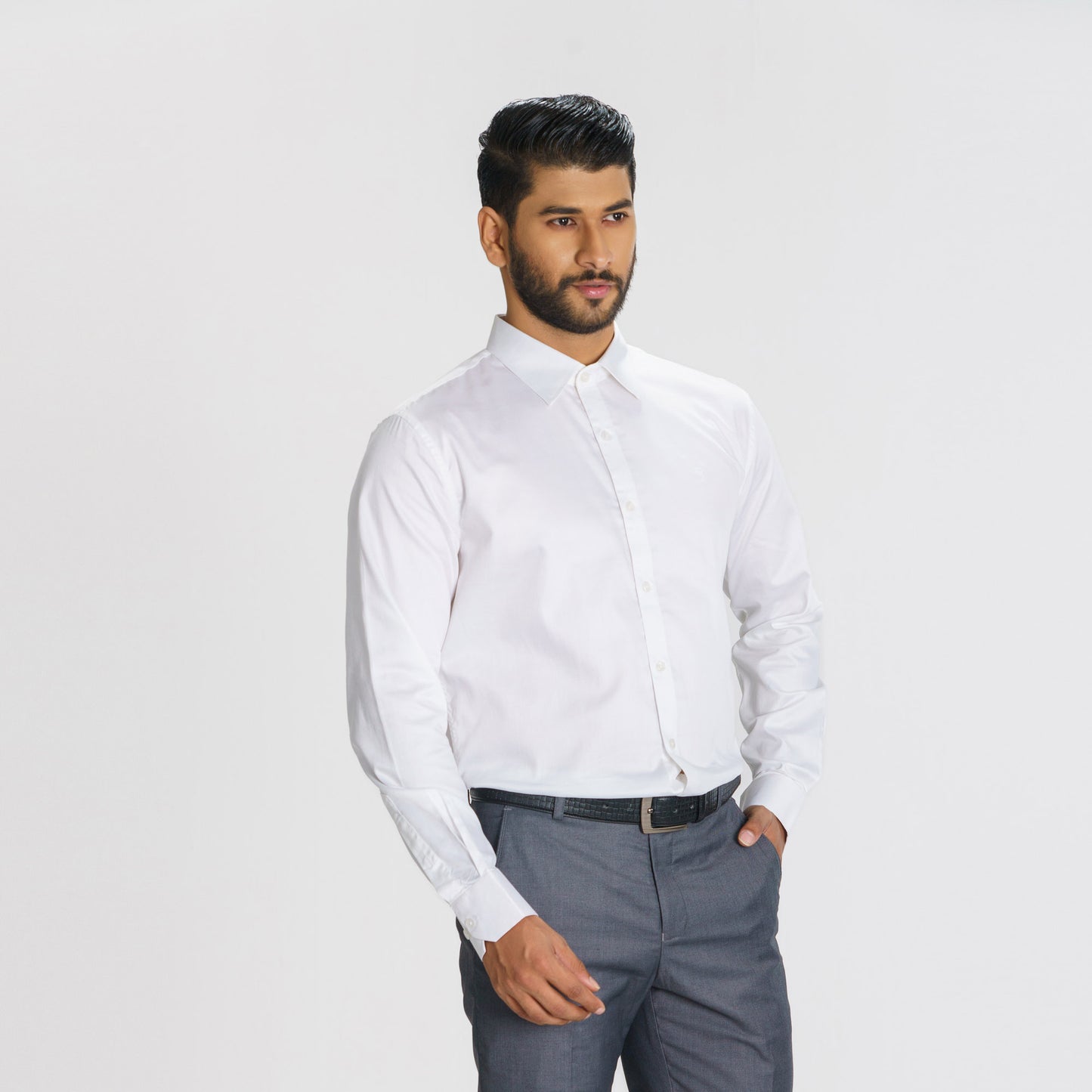 Mens White Formal Shirt