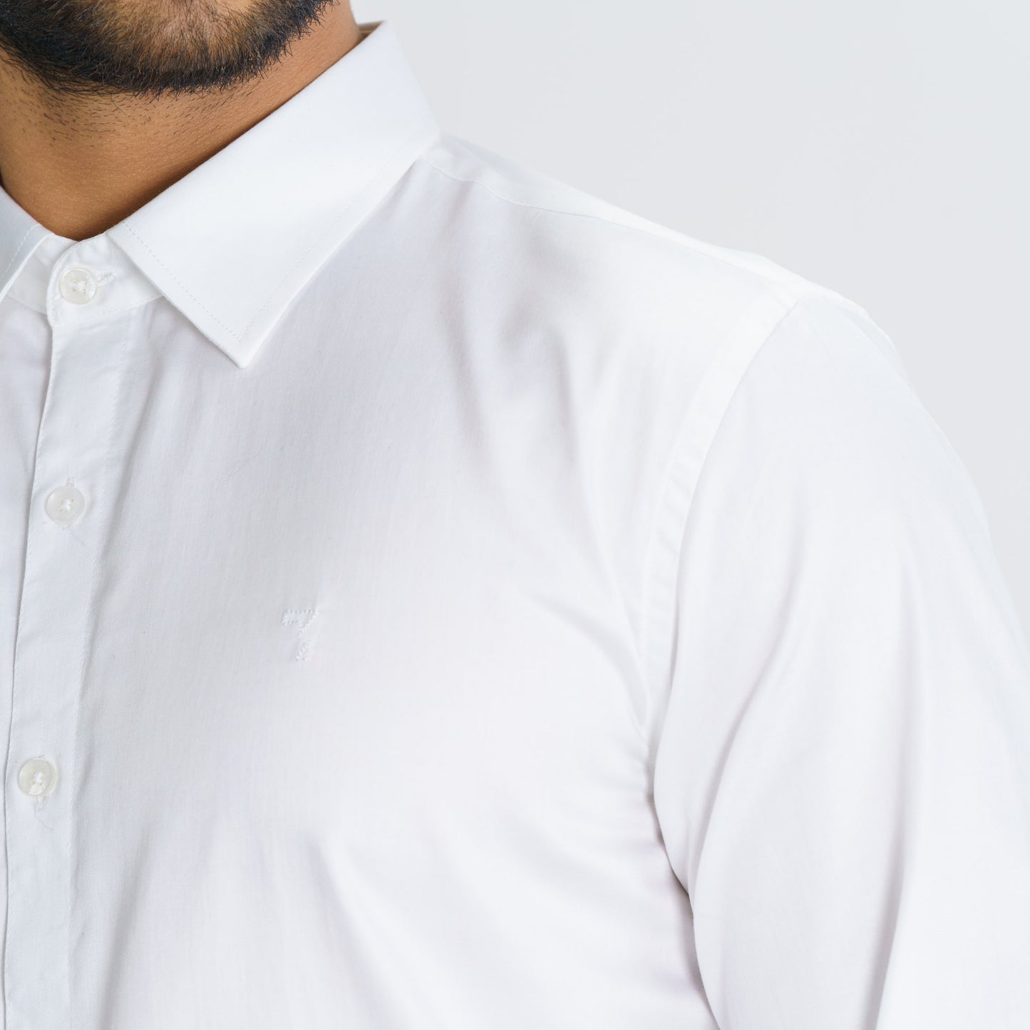 Mens White Formal Shirt