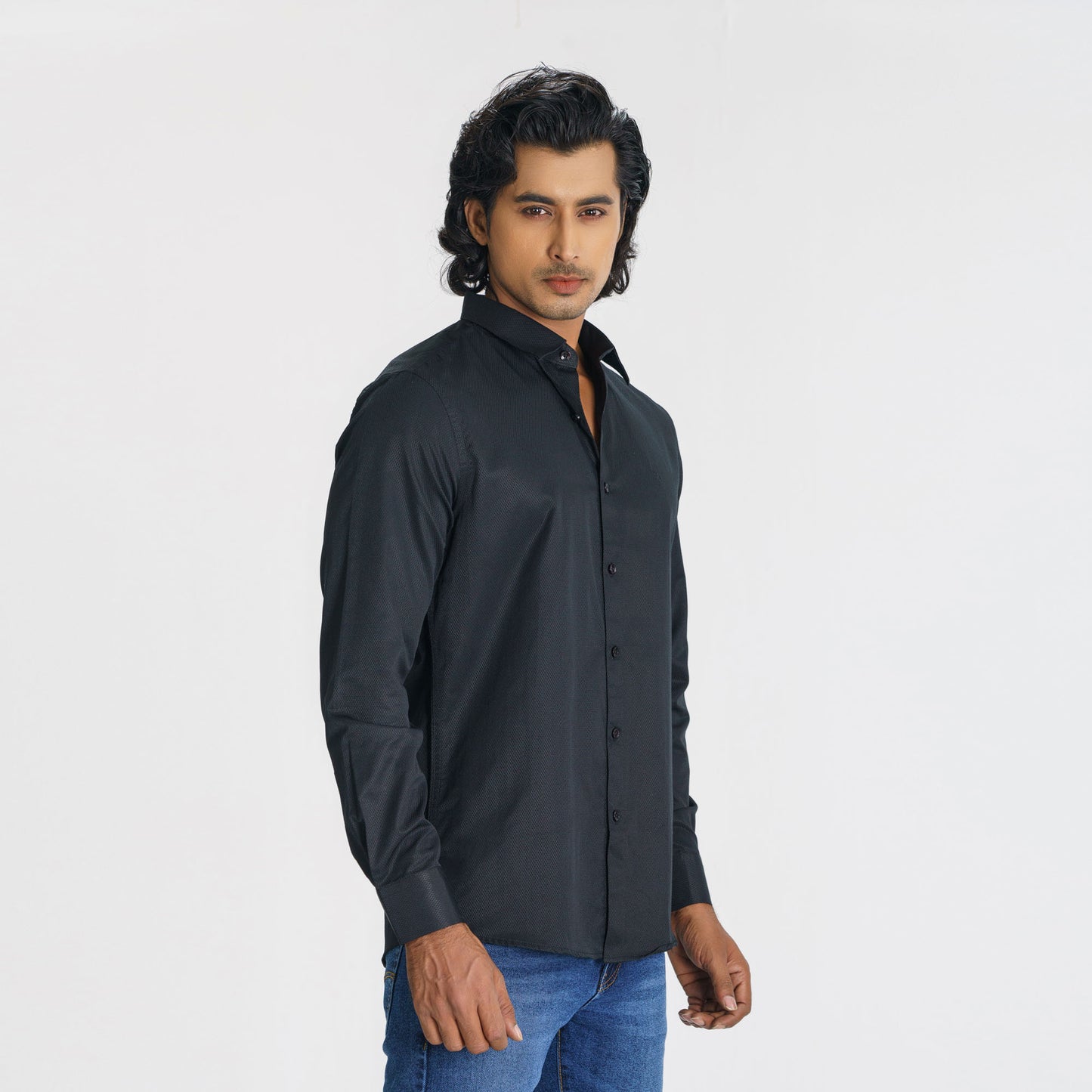 Mens Black Formal Shirt