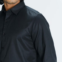 Load image into Gallery viewer, MENS FORMAL SHIRT-BLACK
