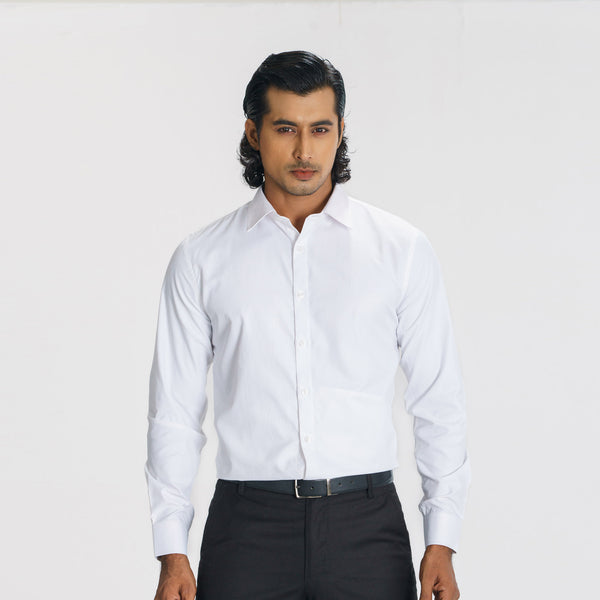 MENS FORMAL SHIRT-WHITE