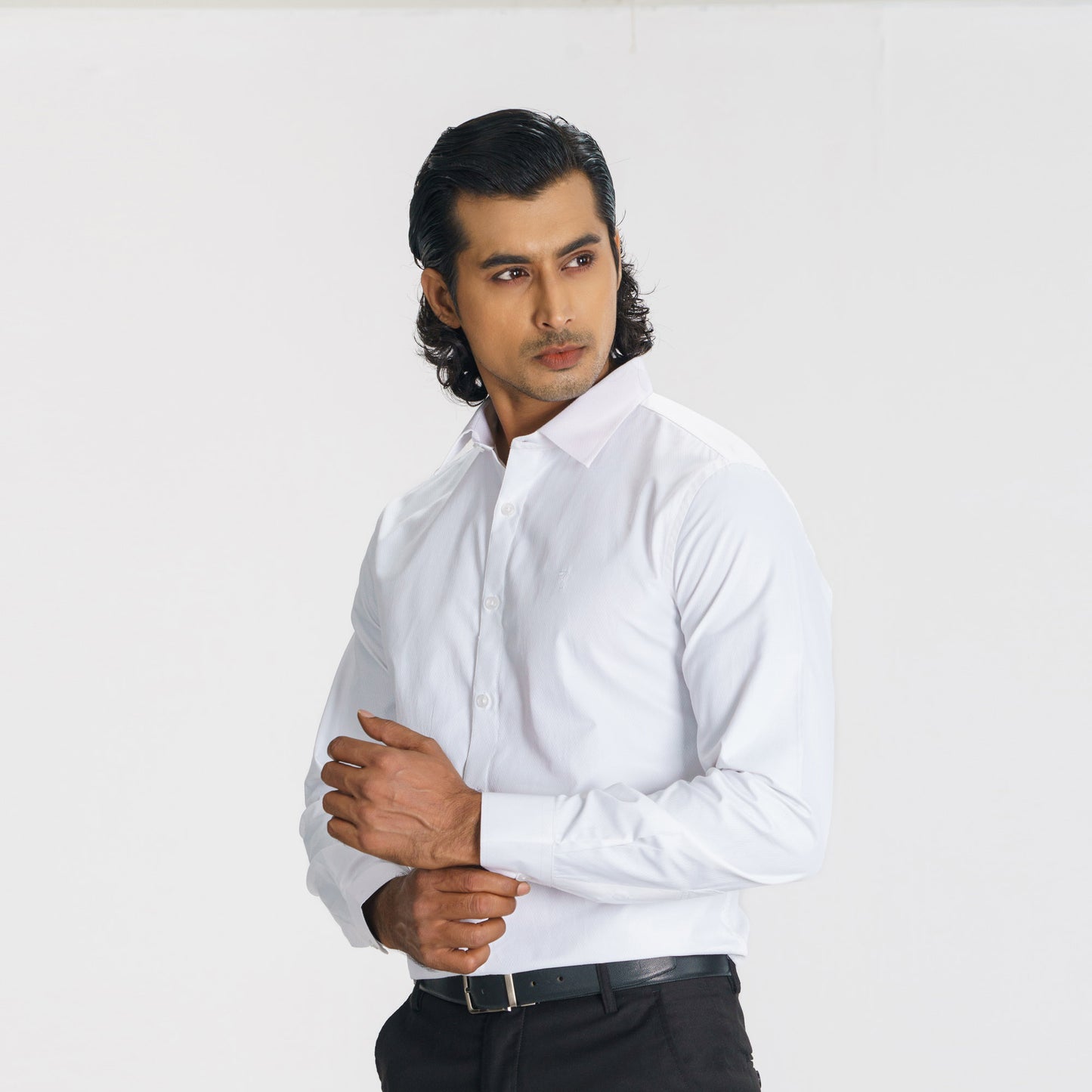 Mens White Formal Shirt