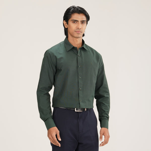 MENS FORMAL SHIRT-GREEN