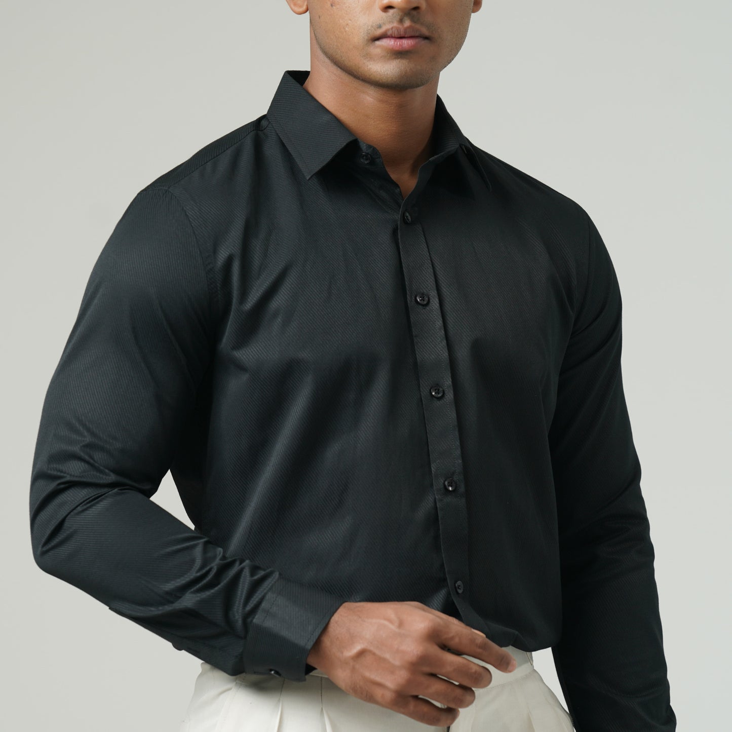 Mens Black Formal Shirt