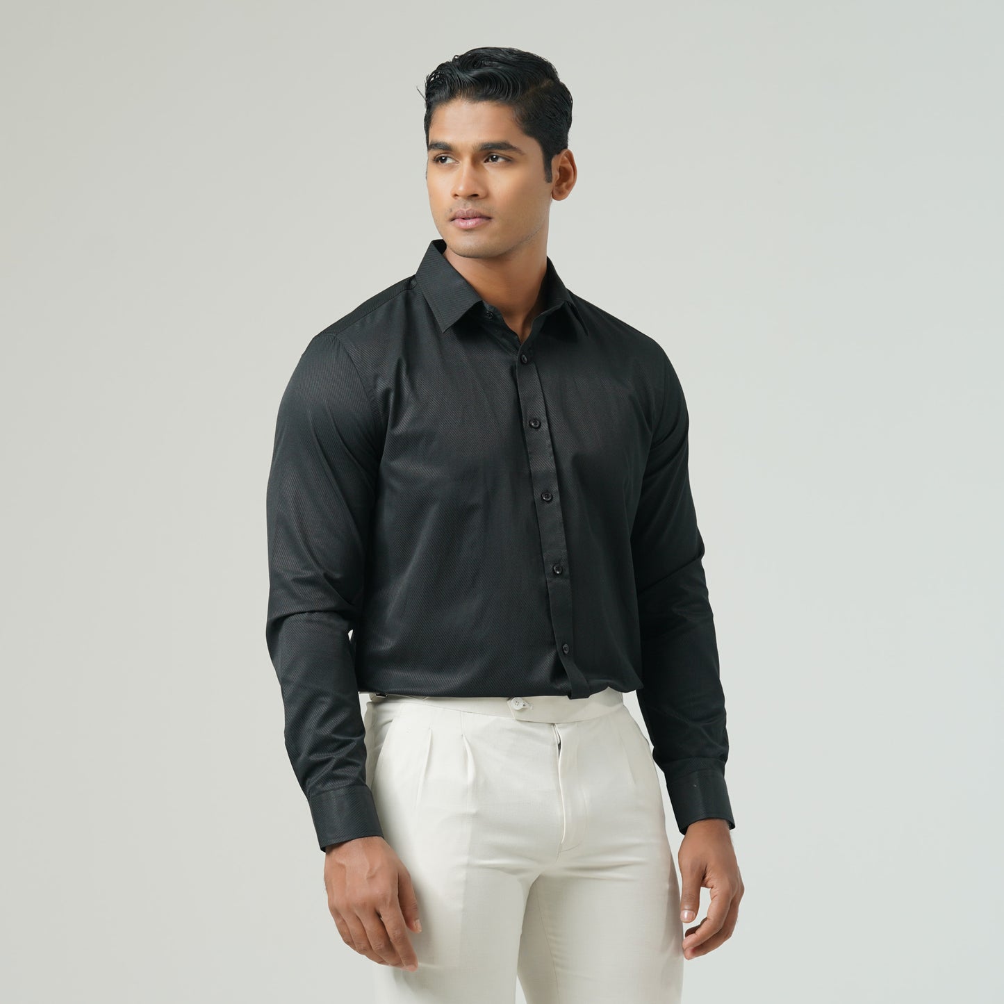 Mens Black Formal Shirt