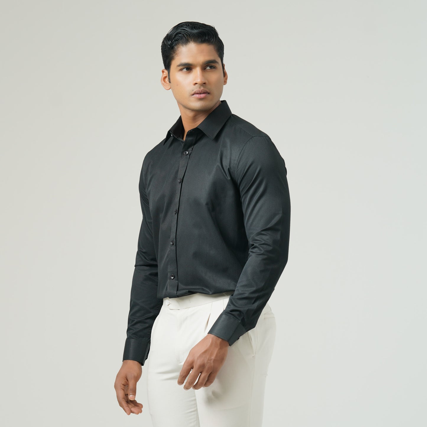 Mens Black Formal Shirt