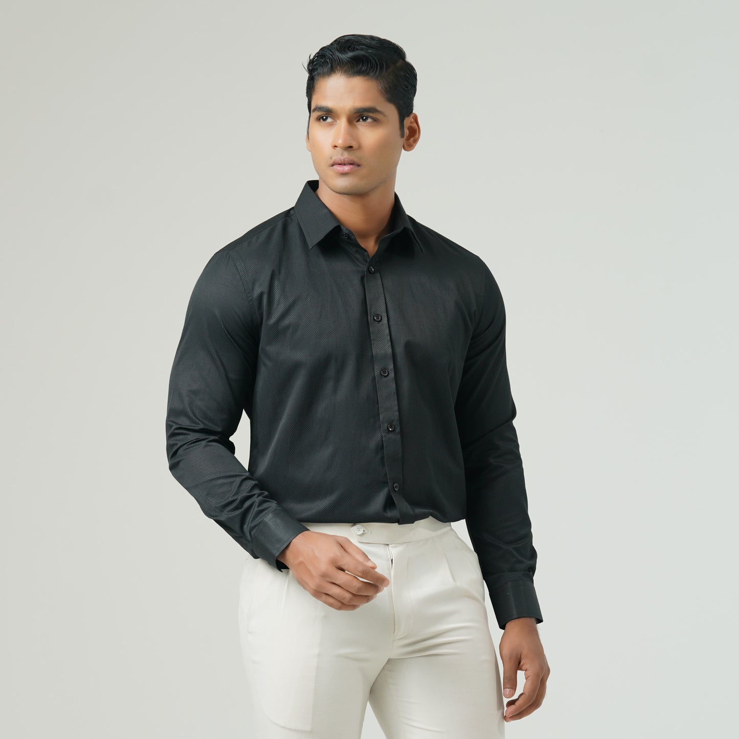 Mens Black Formal Shirt