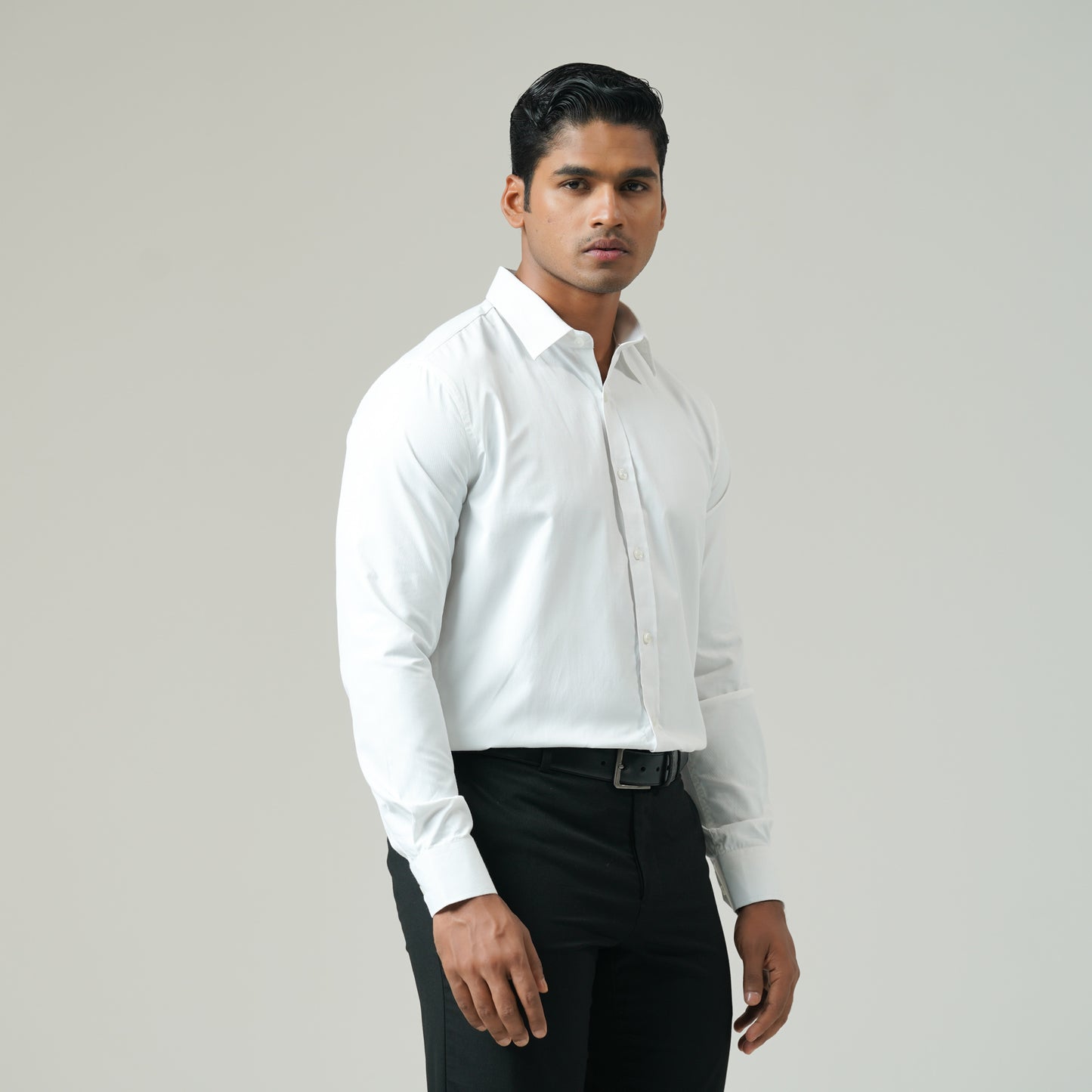 Mens White Formal Shirt