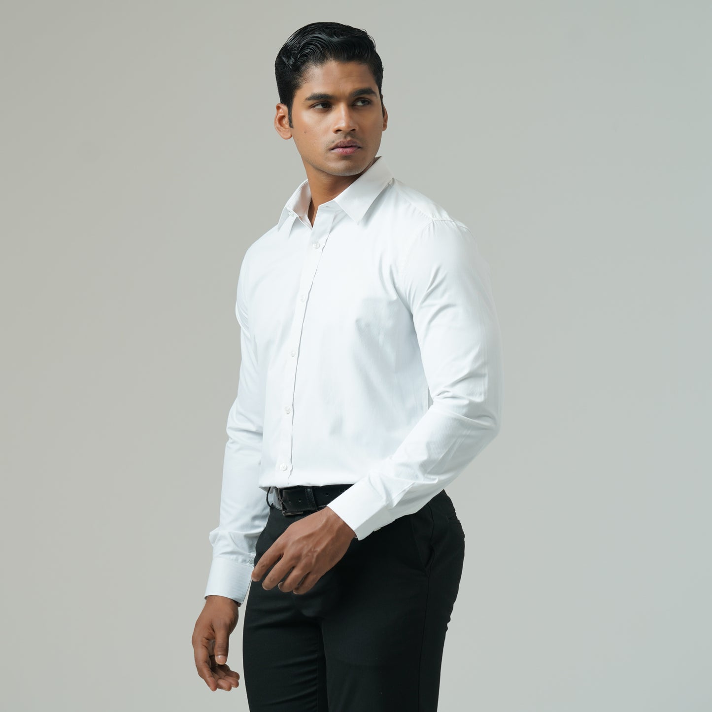 Mens White Formal Shirt