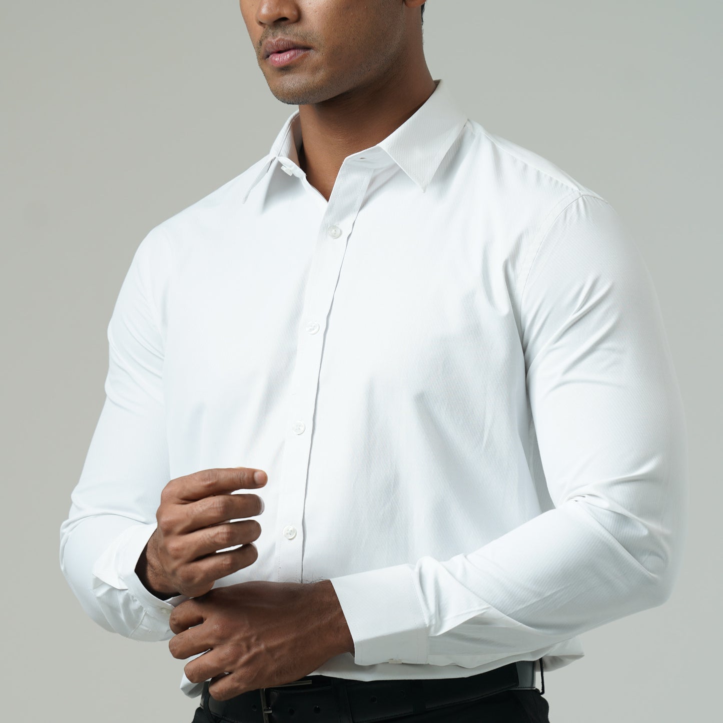 Mens White Formal Shirt