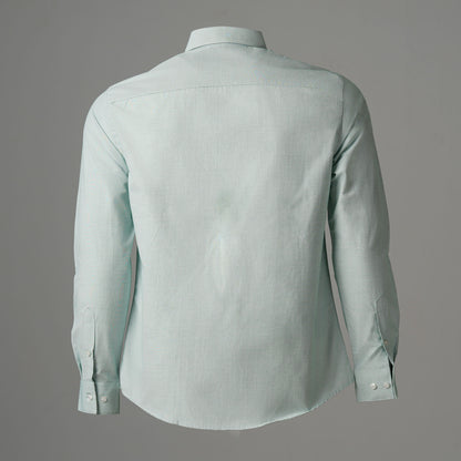 Mens Mint Green Formal Shirt