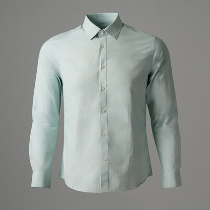 Mens Mint Green Formal Shirt