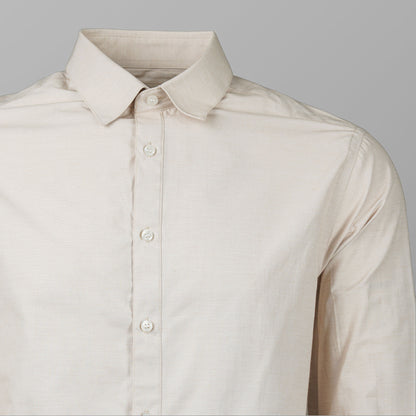 Mens Light Brown Formal Shirt