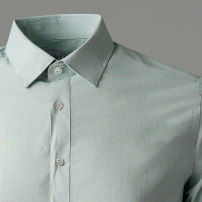 Mens Mint Green Formal Shirt