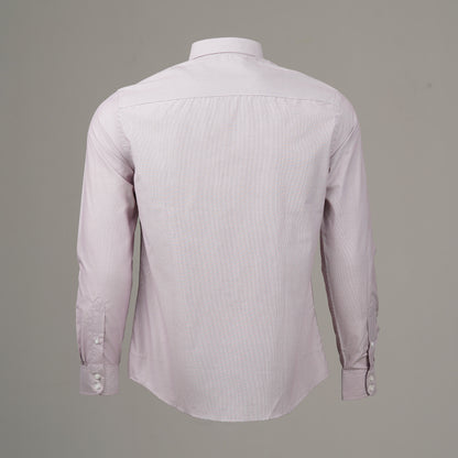 Mens Maroon Formal Shirt