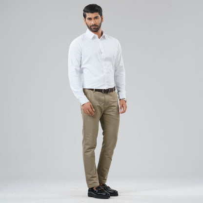 Mens White Formal Shirt