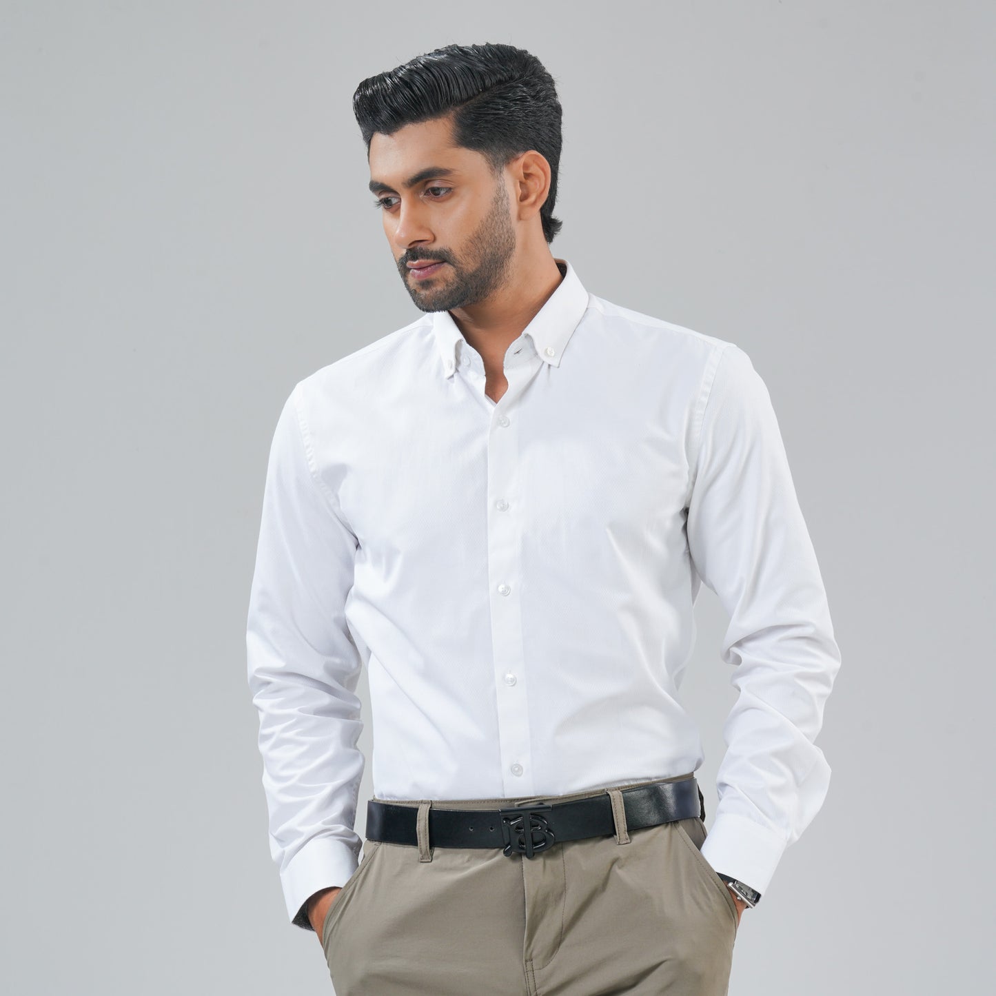 Mens White Formal Shirt