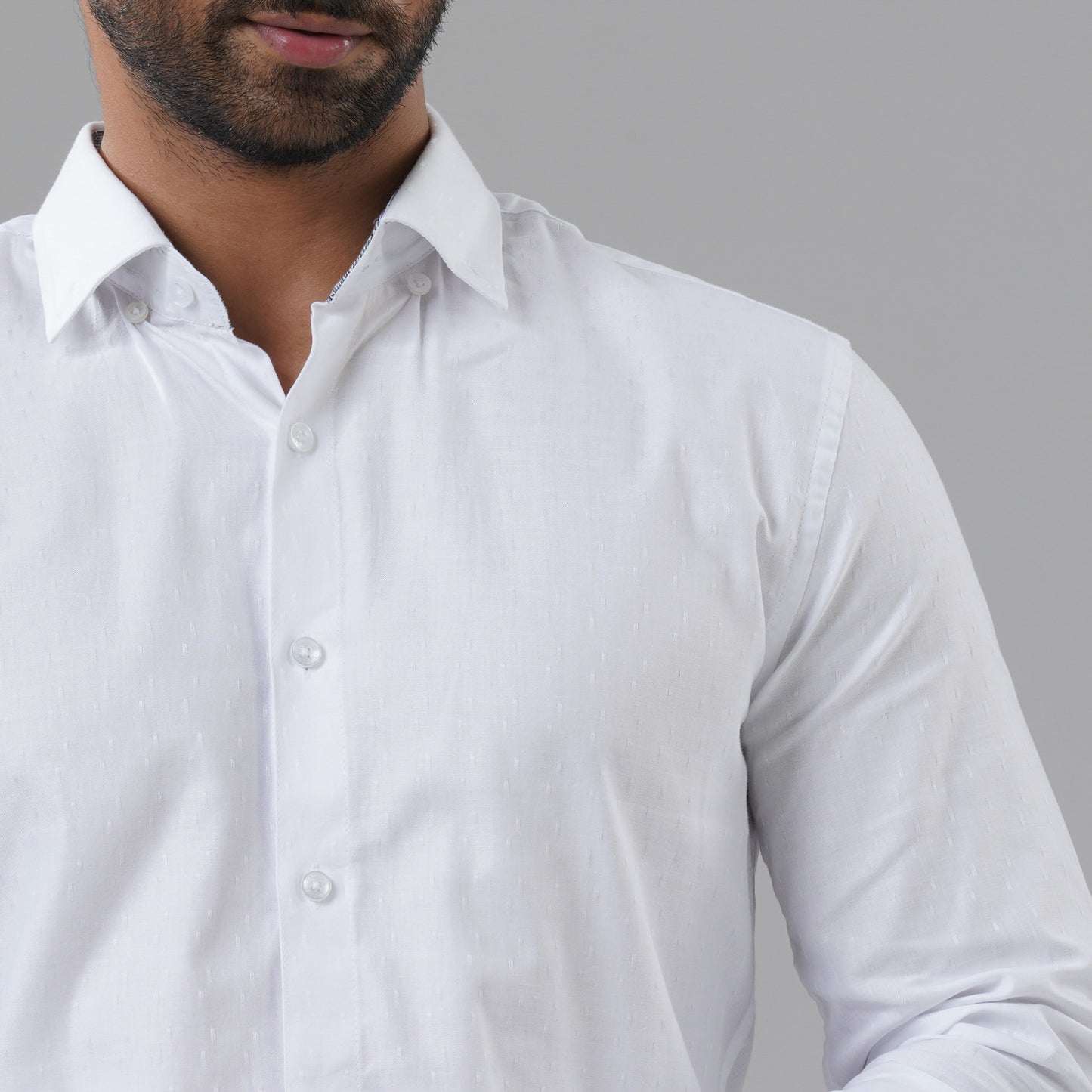 Mens White Formal Shirt
