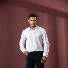 Load image into Gallery viewer, Men&#39;s White Formal Shirt
