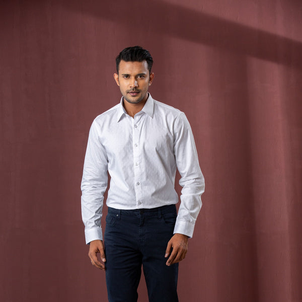 Men's White Formal Shirt