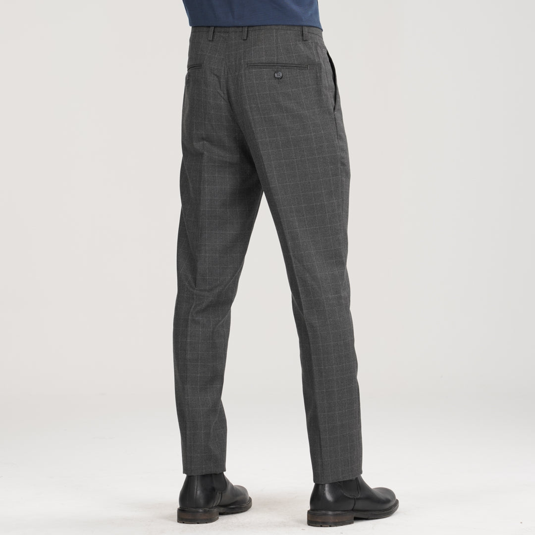 Mens Formal Pant - Deep Ash